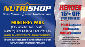 Nutrishop Redondo Beach Hero Card